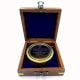 Brass Sundial Compass Gift with Engraved Message